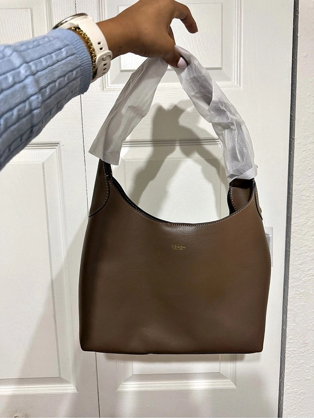 Coach Brooklyn Shoulder Bag 28 Brown